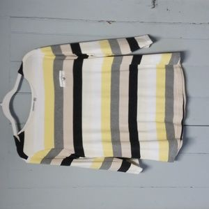 Croft&Barrow XL multi color 3/4 sleeve top